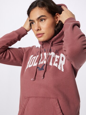 HOLLISTER Μπλούζα φούτερ σε ροζ