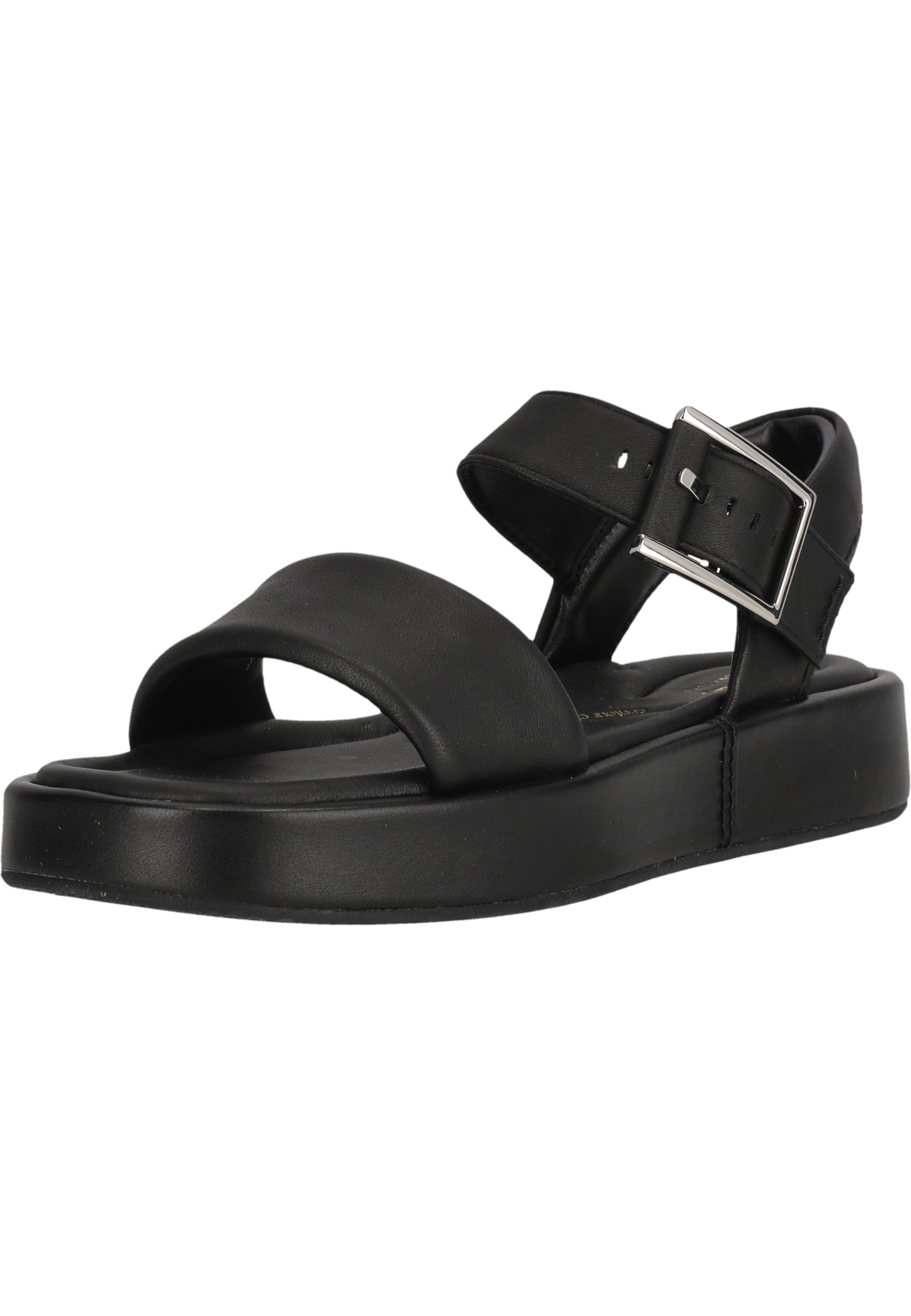 CLARKS Sandal 'Alda Strap' in Black: front