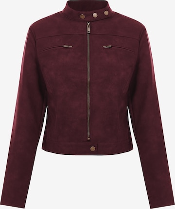 Veste mi-saison Imily Bela en rouge : devant