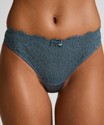 Hunkemöller String 'Marine' in Blauw: voorkant