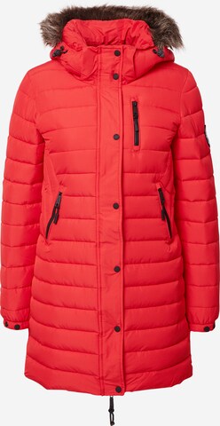 Superdry Winter coat in Red: front