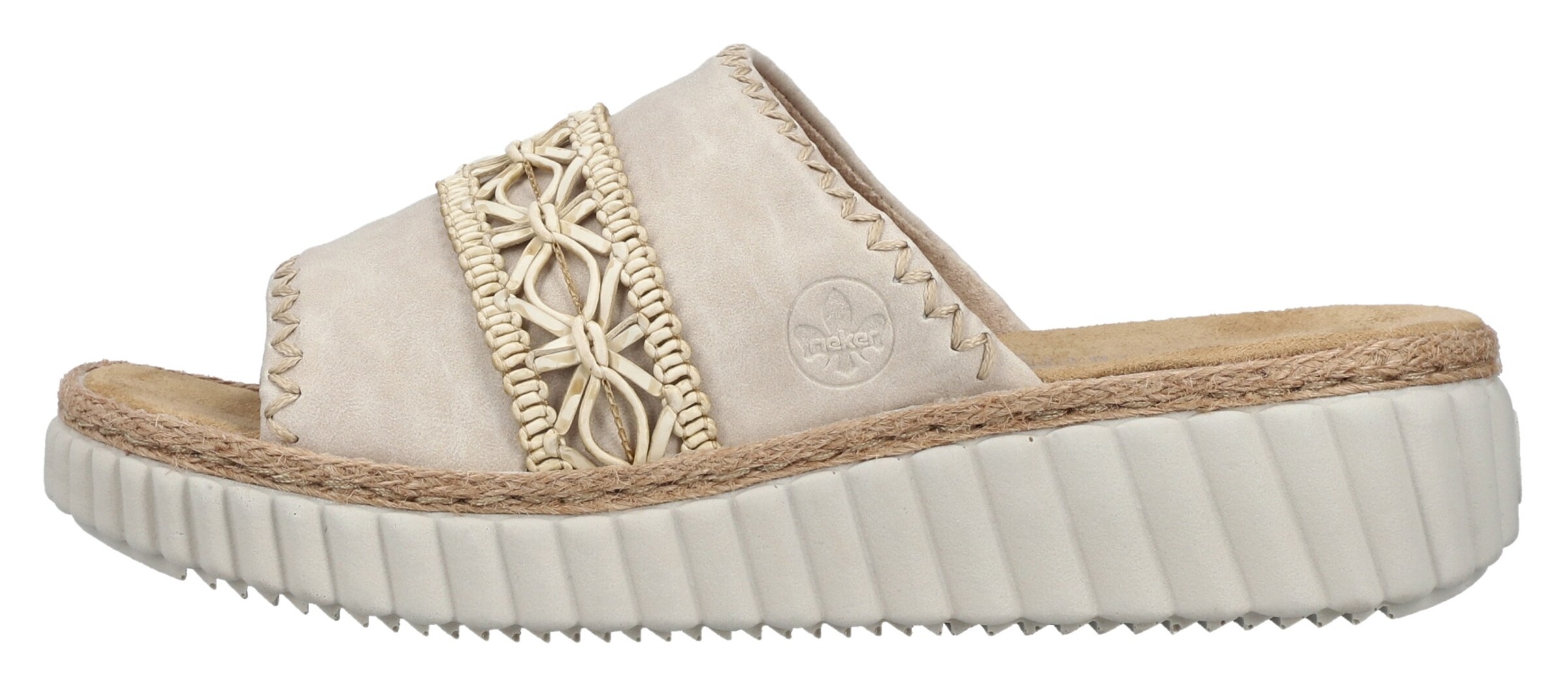 Mule Rieker en beige