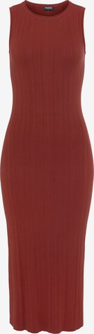 HECHTER PARIS Knitted dress in Red: front