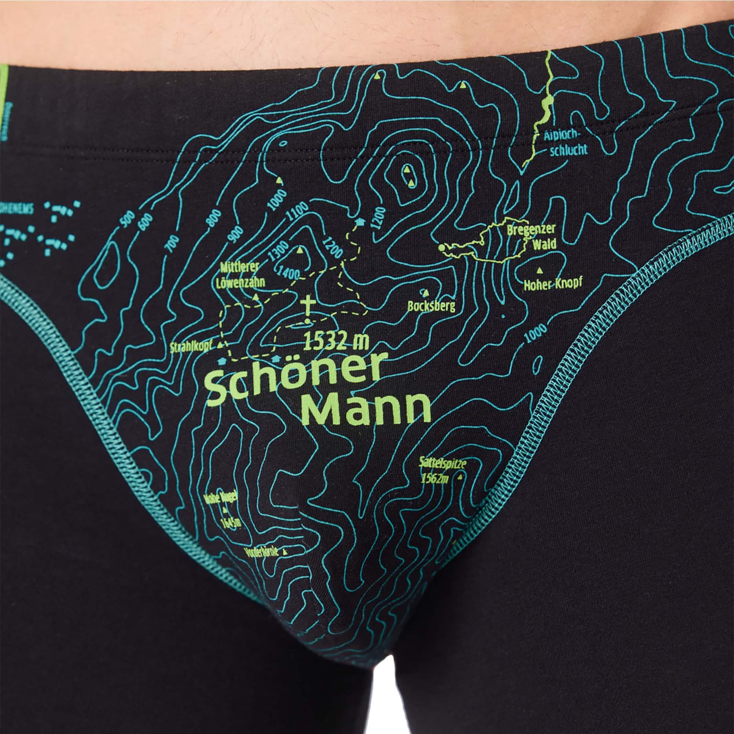 Ein schöner Fleck Erde Trunks in Schwarz