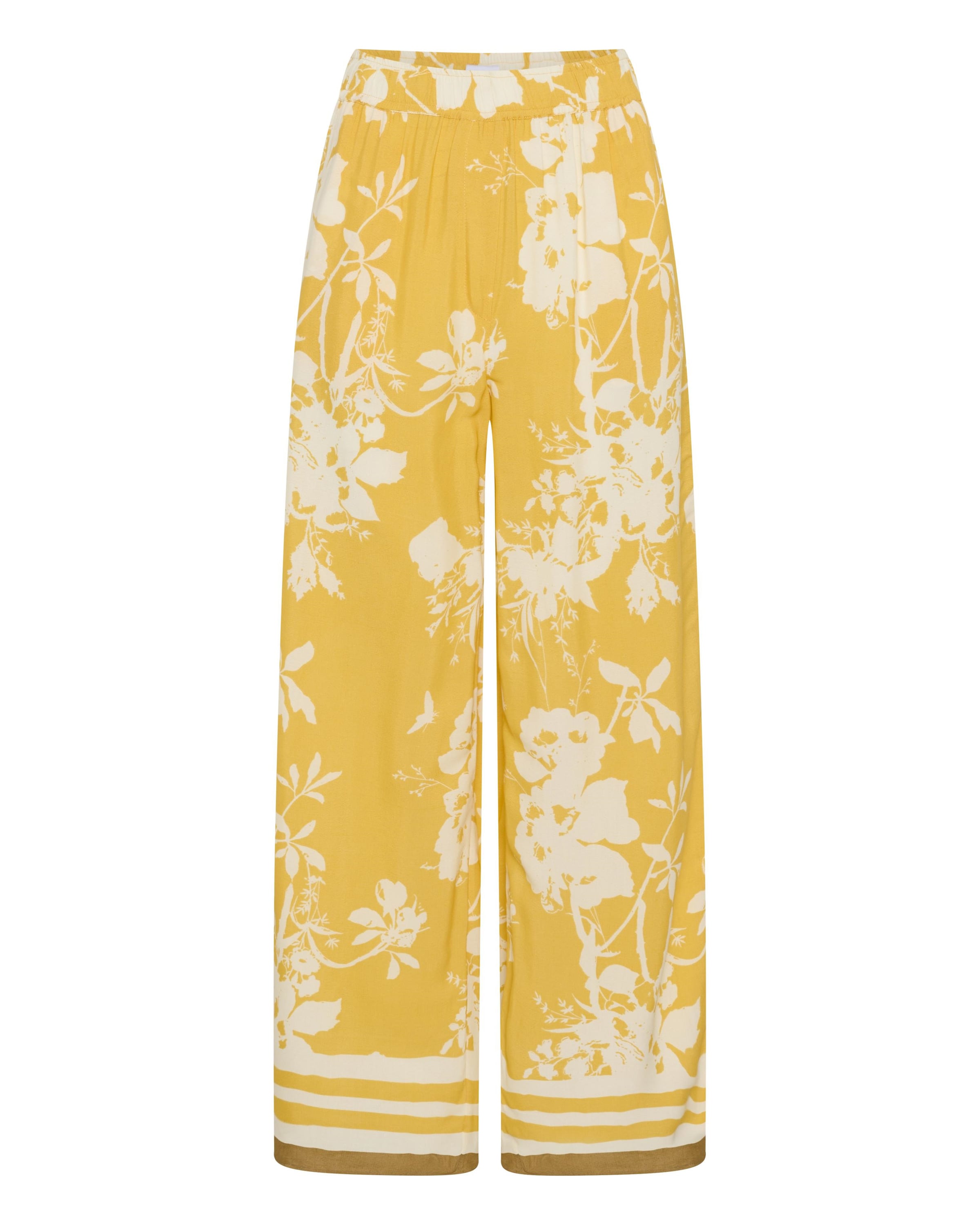 Pantalon 'RashedaSZ' SAINT TROPEZ en jaune : devant