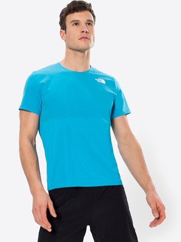 Maglia funzionale 'True Run' di THE NORTH FACE in blu: frontale