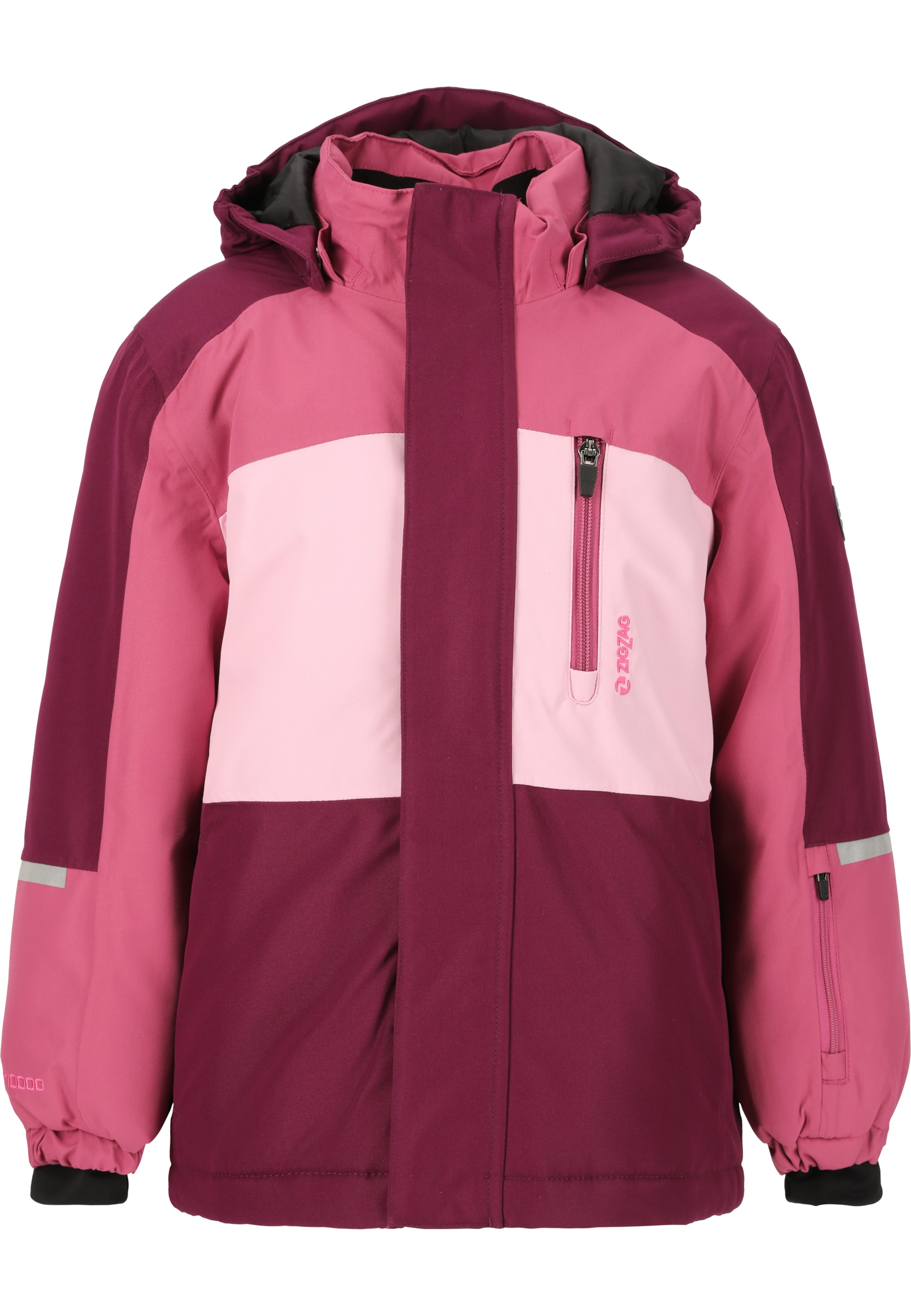 ZigZag Skijacke Scout in Lila: Vorderseite