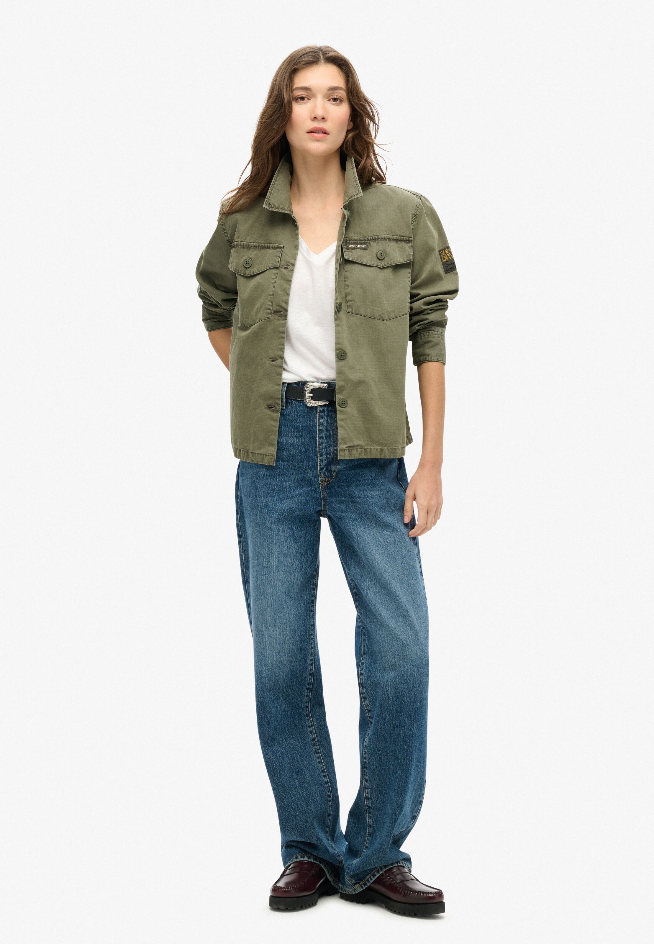 Superdry - Camiseta 'Studios' en blanco