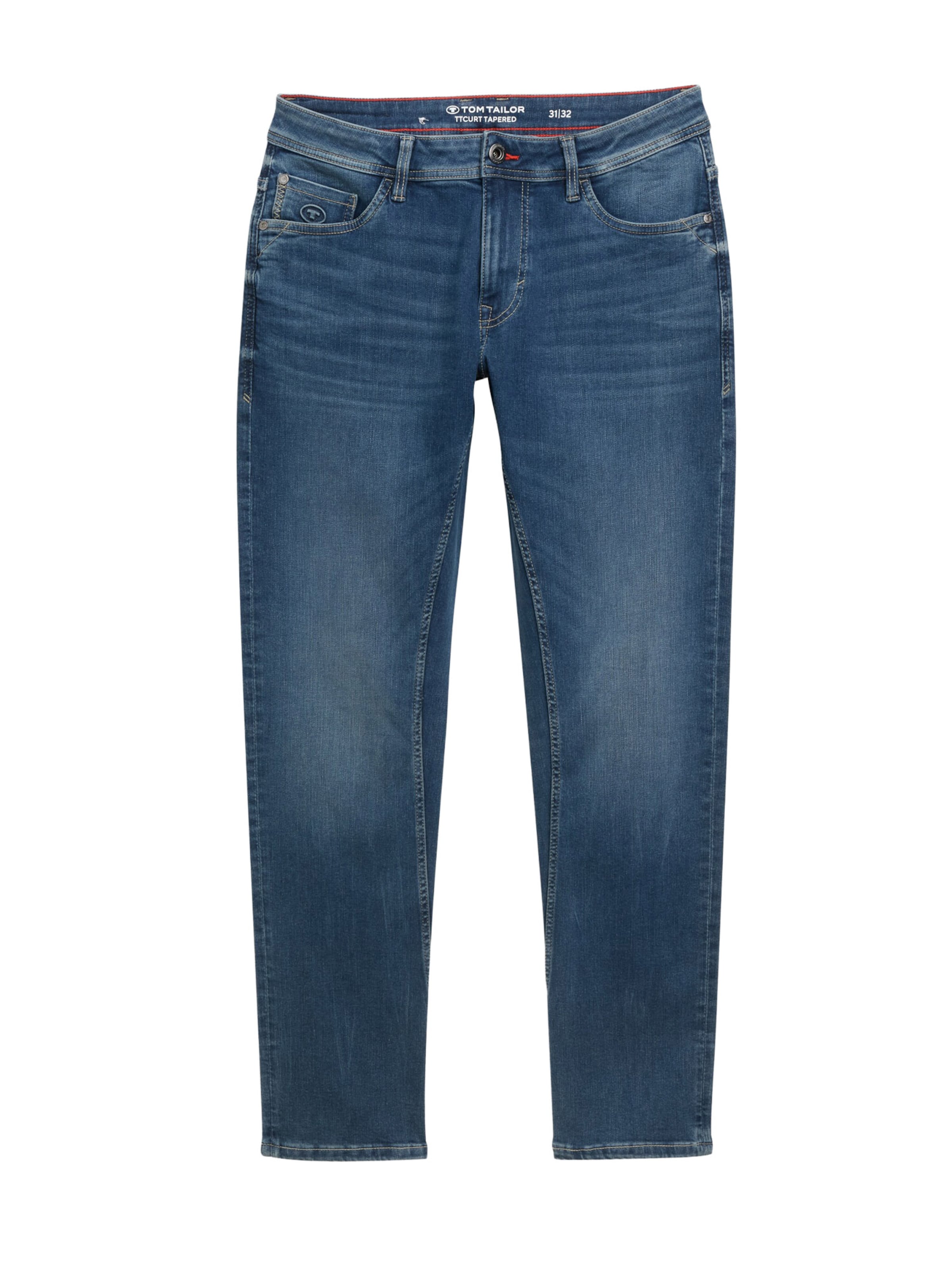 TOM TAILOR Tapered Jeans 'Curt' in Blau: Vorderseite