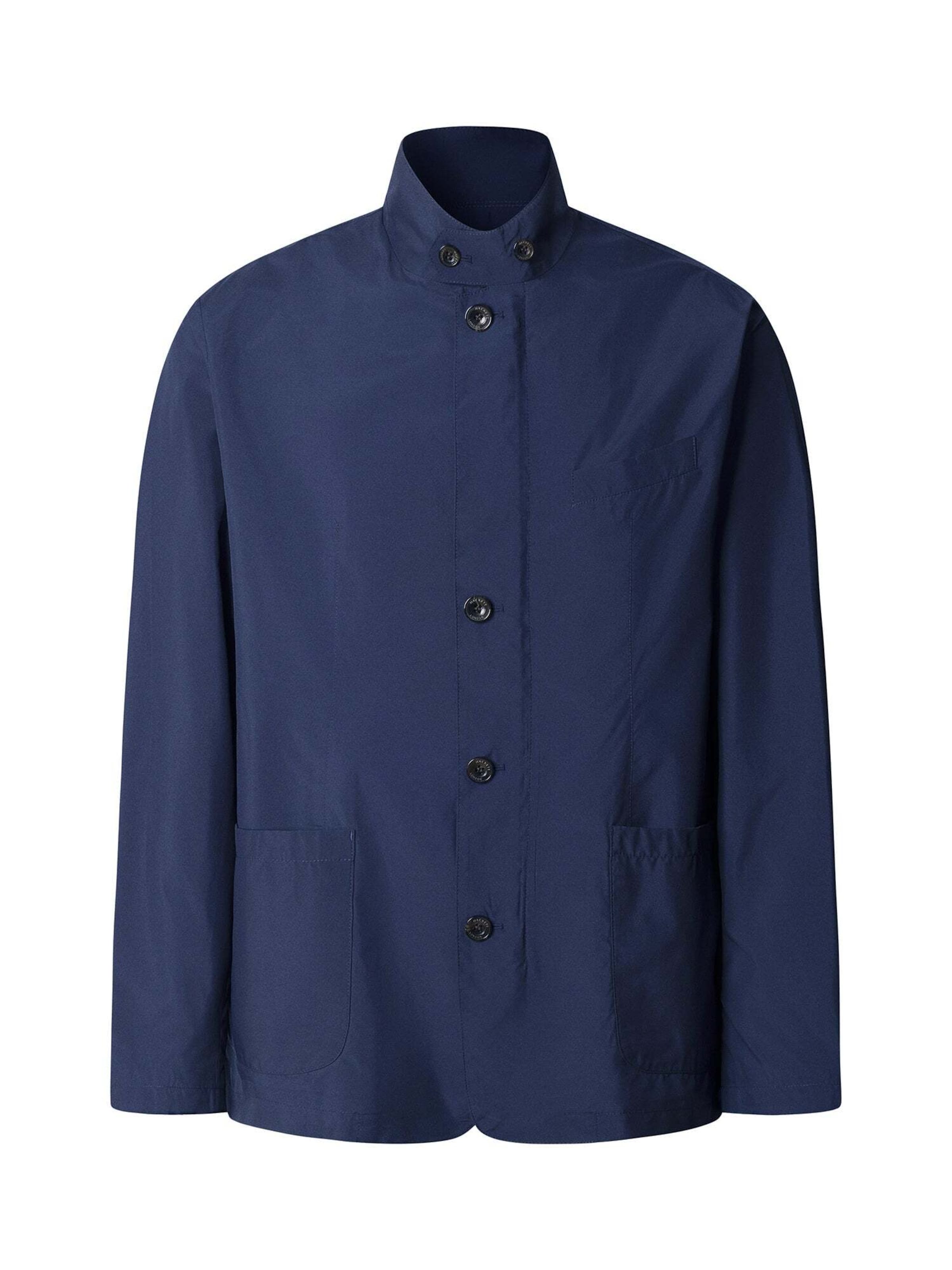 Hackett London Tussenjas ' LW BLAZER ' in Blauw: voorkant