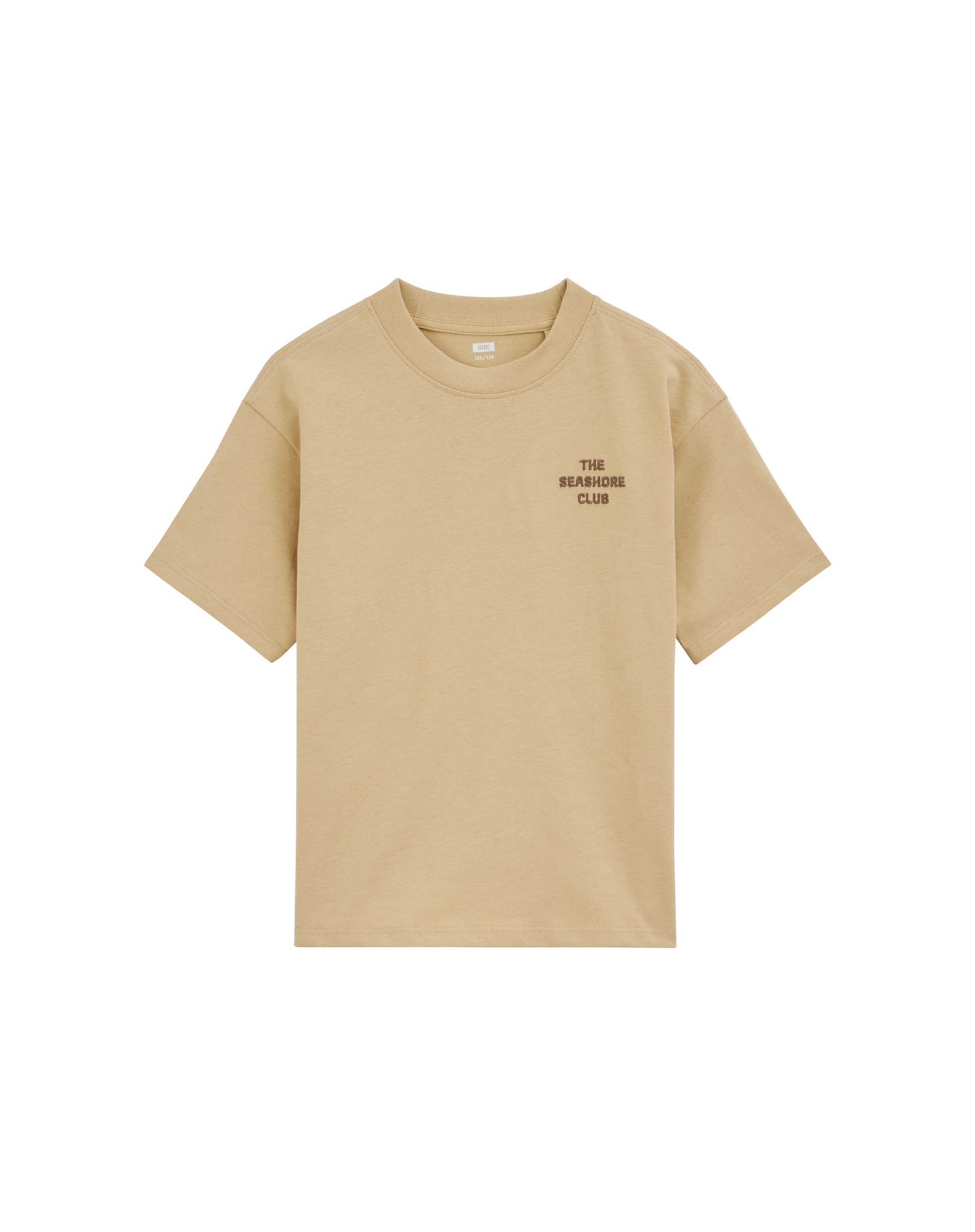 WE Fashion T-Shirt in Beige: Vorderseite