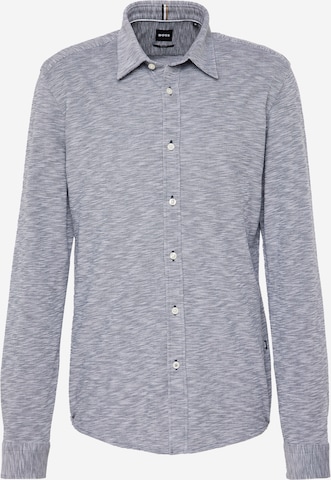 Coupe regular Chemise 'ROAN' BOSS Black en bleu : devant