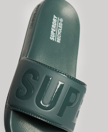 Claquettes / Tongs Superdry en vert