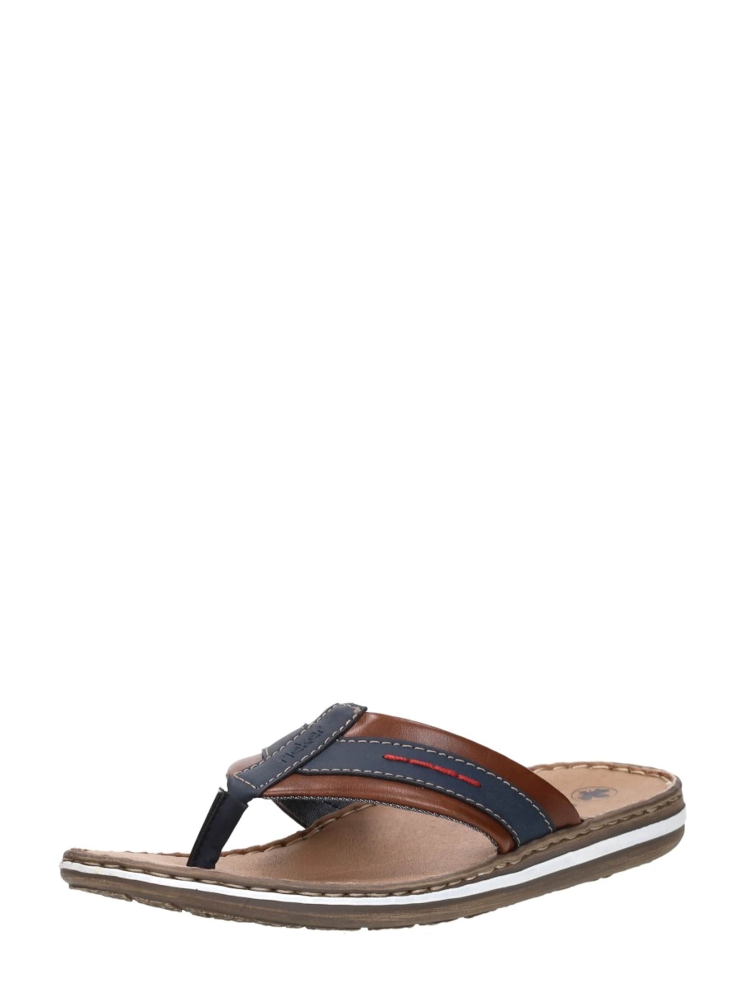 Rieker Huisschoen 'Heren slippers' in Bruin