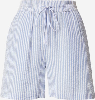 PIECES Loosefit Shorts 'SALLY' in Blau: predná strana