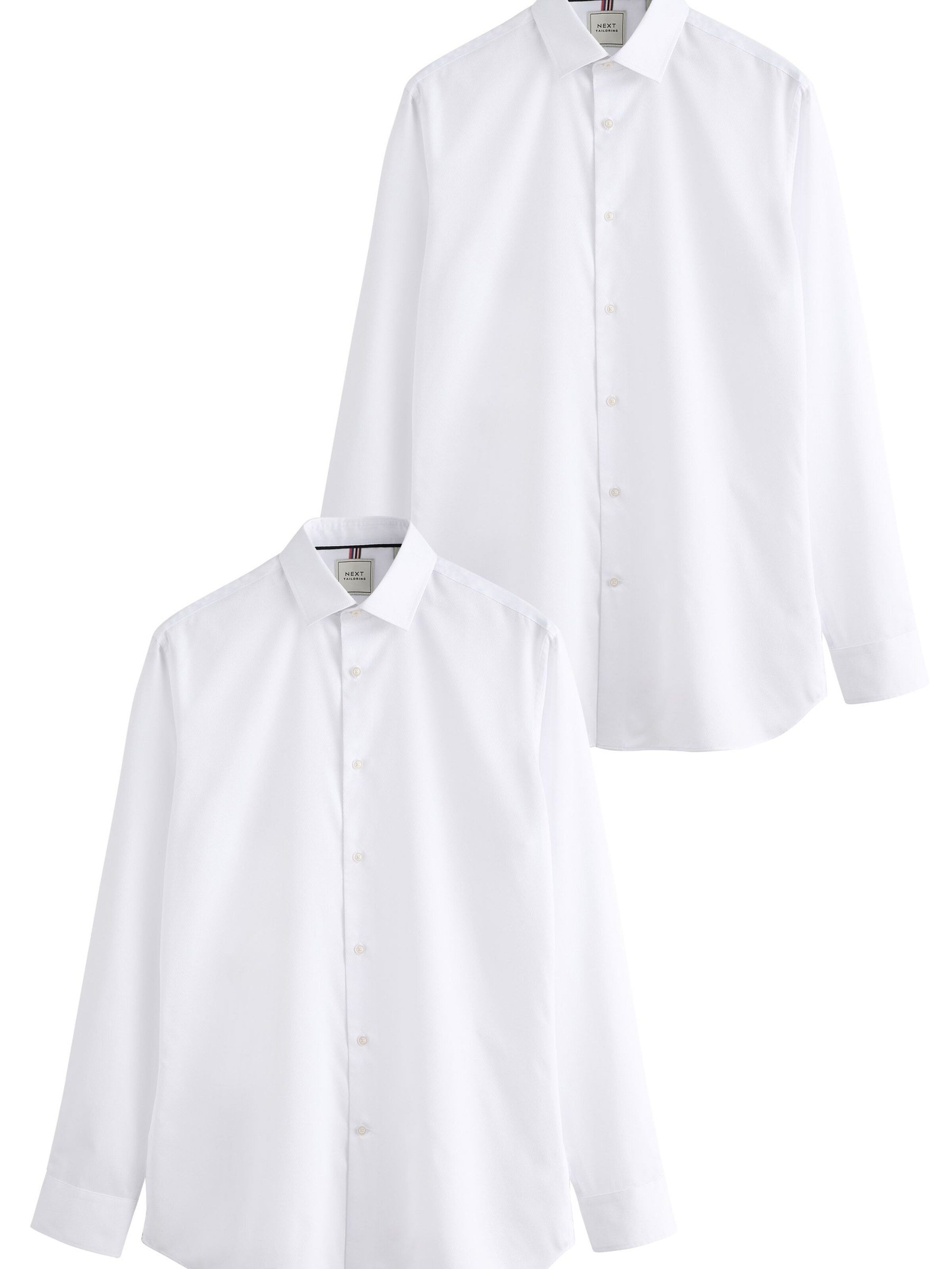 Next Regular Fit Skjorte i hvid: forside