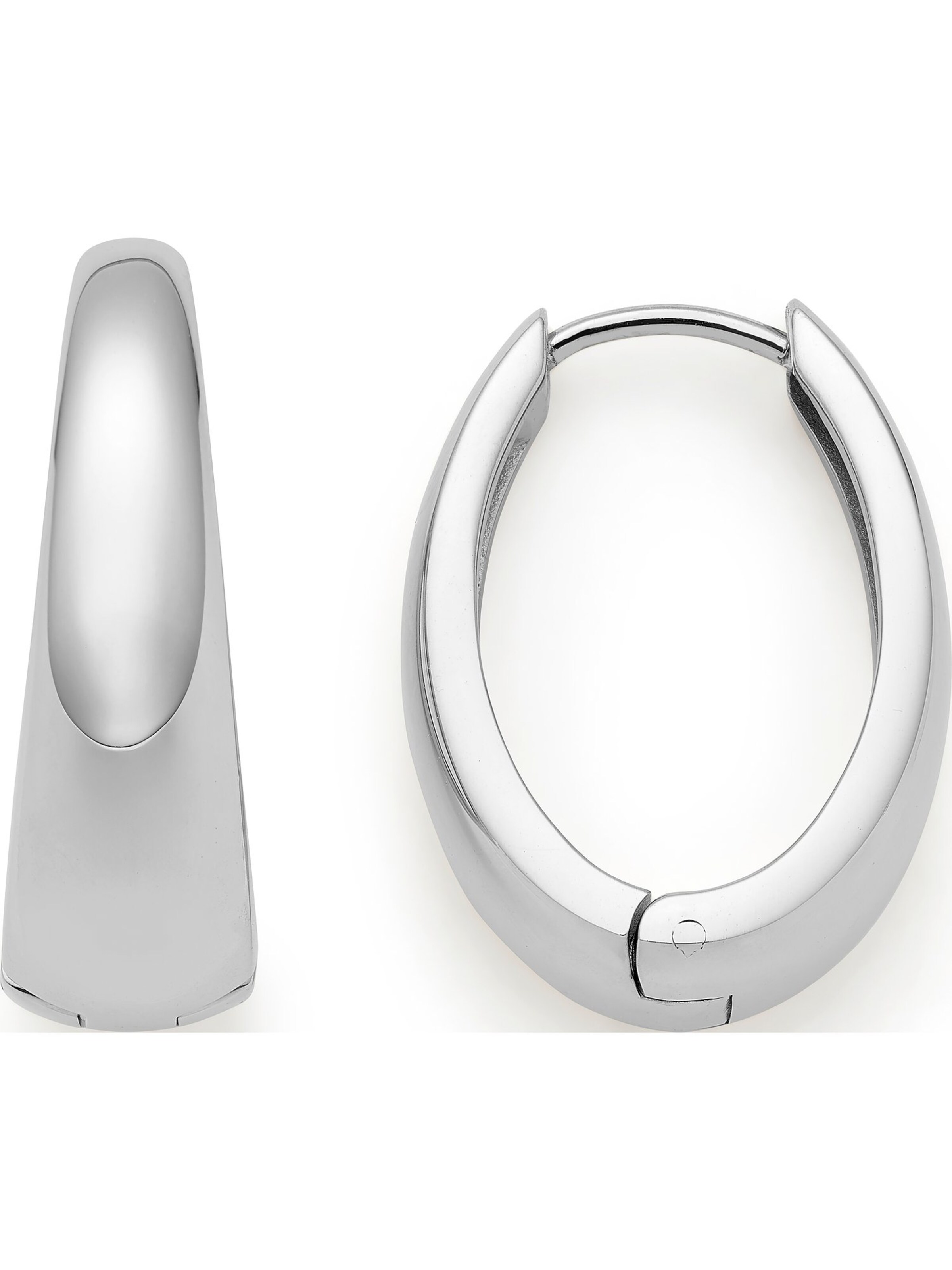 LEONARDO Earrings in Silver: front