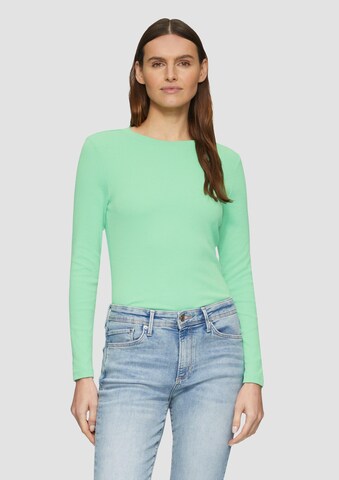 T-shirt s.Oliver en vert : devant
