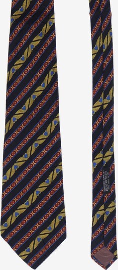 CHRISTIAN DIOR Seiden-Krawatte in One Size in indigo / goldgelb / kirschrot / schwarz, Produktansicht