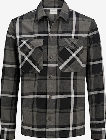 JACK & JONES Comfort fit Button Up Shirt 'Jay' in Grey: front