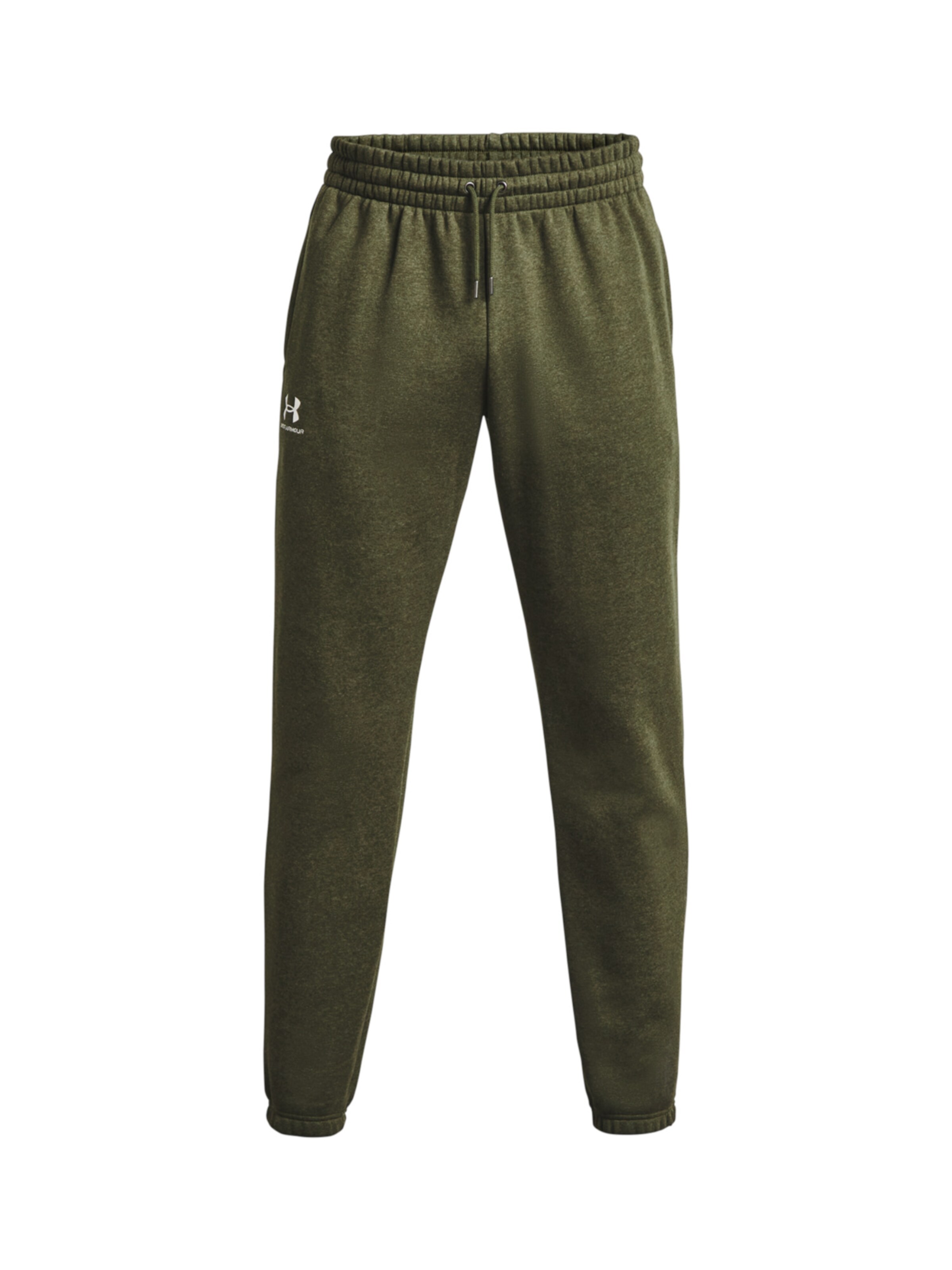 Pantaloni sport 'Essential' de la UNDER ARMOUR pe verde: față
