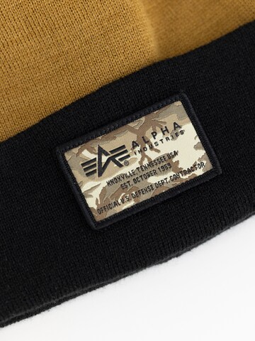 Bonnet ALPHA INDUSTRIES en beige