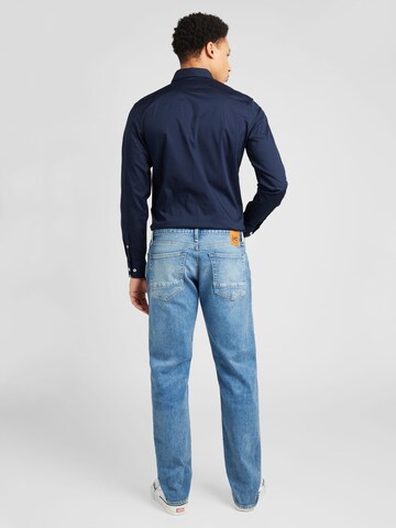 DENHAM Regular Jeans 'FORGE' in Blau