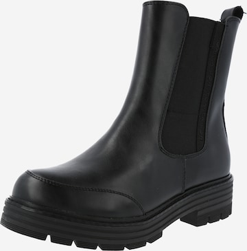 TOM TAILOR Chelsea Boots in Black: front