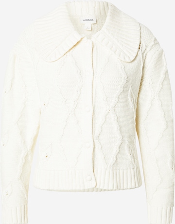 balta Monki Kardiganas: priekis