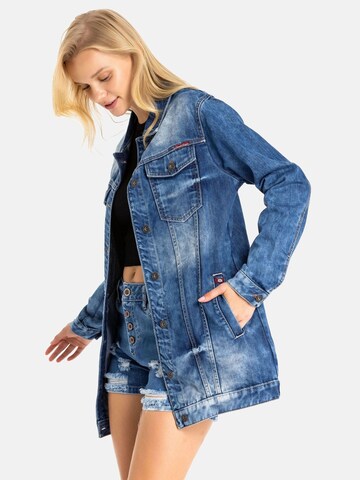CIPO & BAXX Between-Season Jacket in Blue