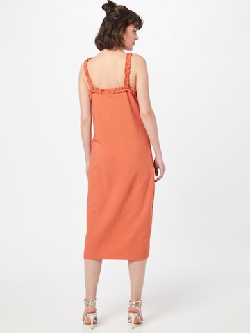 JUST FEMALE - Vestido de verano en naranja