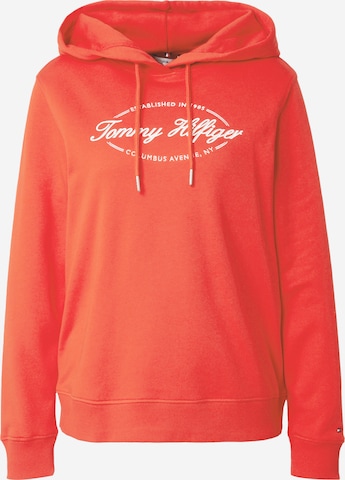 Sweat-shirt TOMMY HILFIGER en rouge : devant