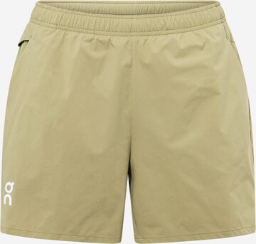 Regular Pantalon de sport 'Essential' On en vert : devant