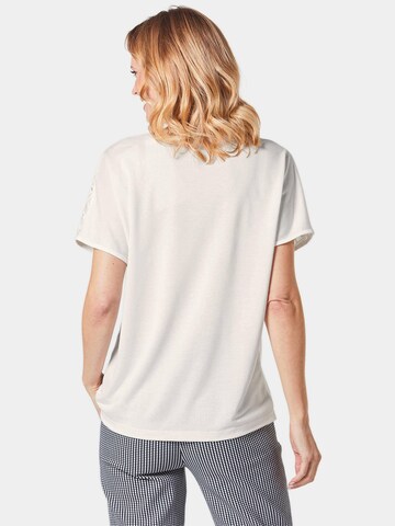 Goldner Shirt 'Ausbrenner' in White