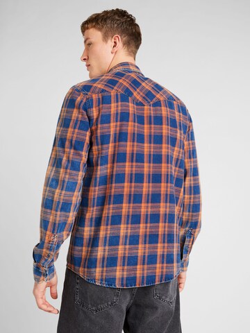 LTB Regular fit Button Up Shirt 'Rohan' in Blue