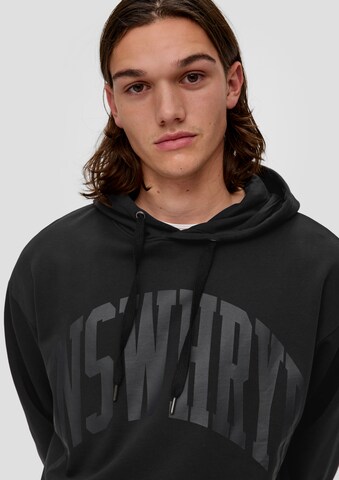 QS Sweatshirt in Zwart