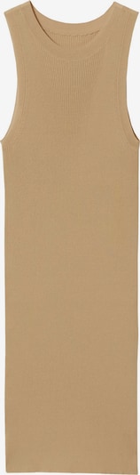 MANGO Gebreide jurk 'Karl' in de kleur Sand, Productweergave