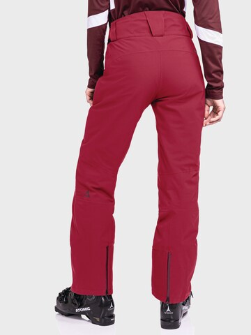Schöffel Regular Outdoorbroek 'Weissach' in Rood