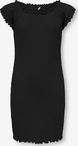 ONLY GIRLS Рокля 'KOGJOJO' в черно: отпред