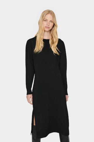 Robe SAINT TROPEZ en noir : devant