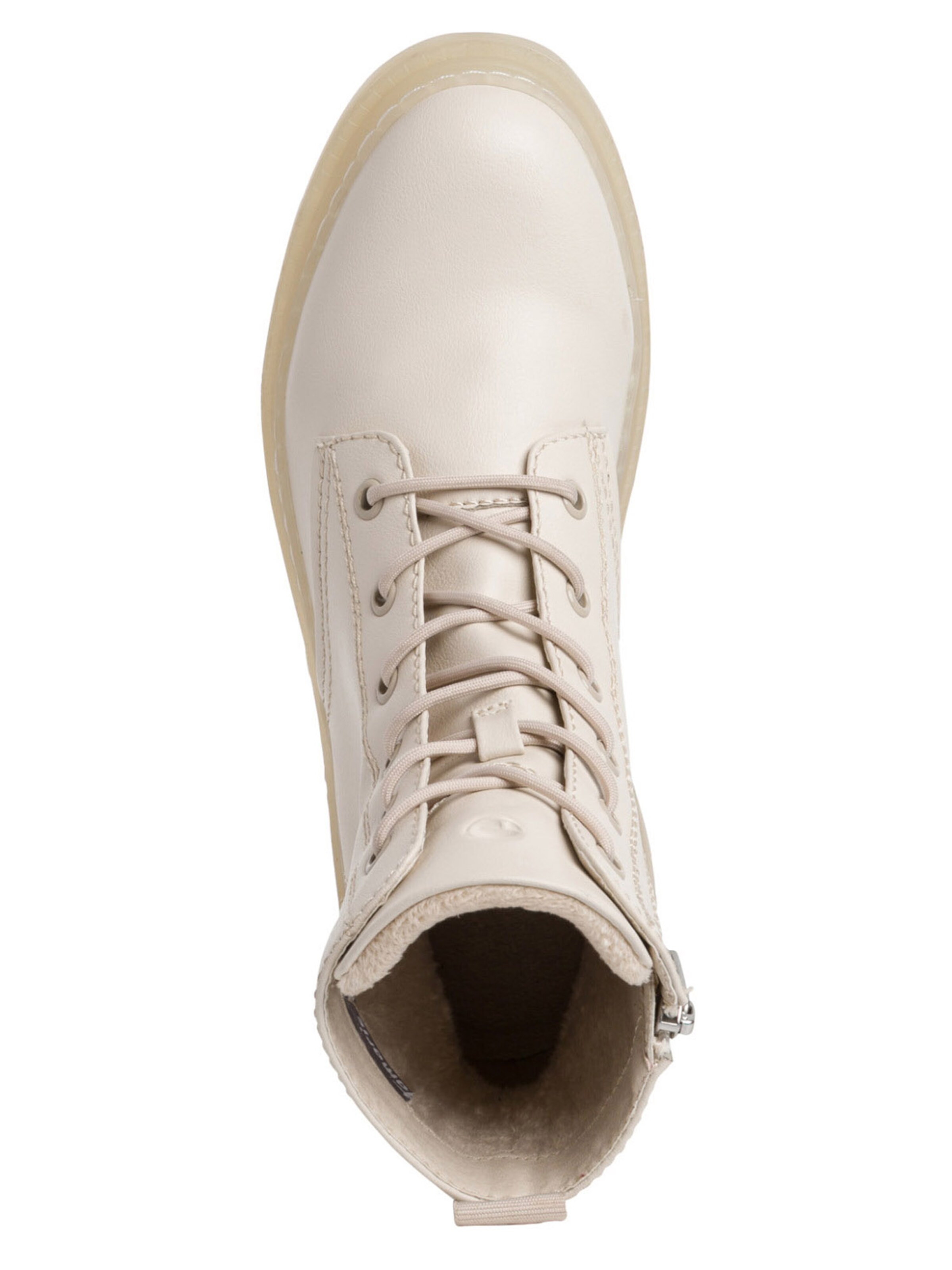 Tamaris Μποτάκι με κορδόνια σε μπεζ