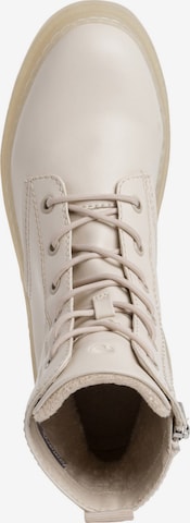 TAMARIS - Botines con cordones en beige