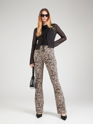 HUGO Flared Hose 'Nalentine_1' in Beige