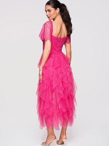 Ombre Evening dress in Pink