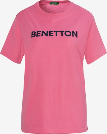 rozā UNITED COLORS OF BENETTON T-Krekls: no priekšpuses