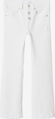 MANGO KIDS Flared Jeans in White: front