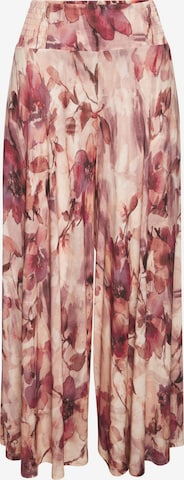 LASCANA Wide Leg Bukser i pink: forside