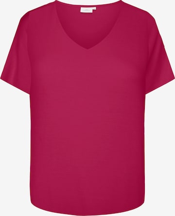 ONLY Carmakoma Blus 'CARHAVANA' i röd: framsida