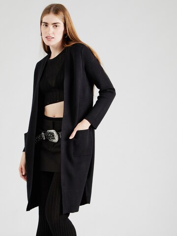 VERO MODA Knit Cardigan 'Saba' in Black: front
