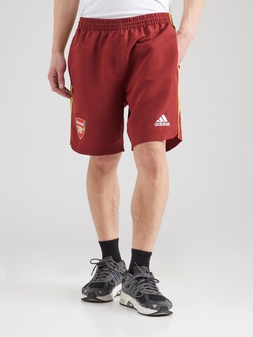 Loosefit Pantalon de sport 'AFC UBP' ADIDAS PERFORMANCE en rouge : devant